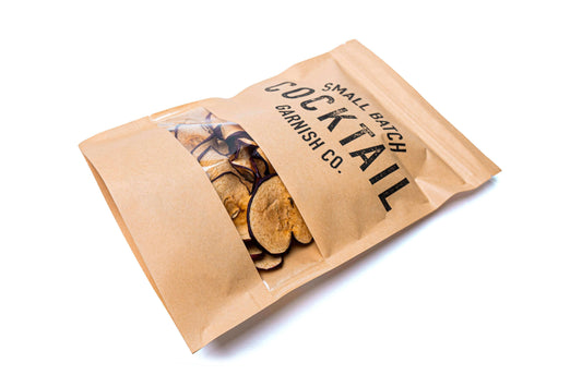 Dehydrated Apple Slices, Cocktail Garnish for Fall