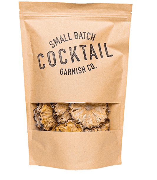 Cocktail Garnish Co. Dehydrated Pineapple for Bars
